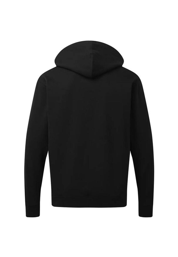 SG - Męska Bawełniana Bluza Z Kapturem. Typ kołnierza: kaptur. Kolor: czarny. Materiał: bawełna