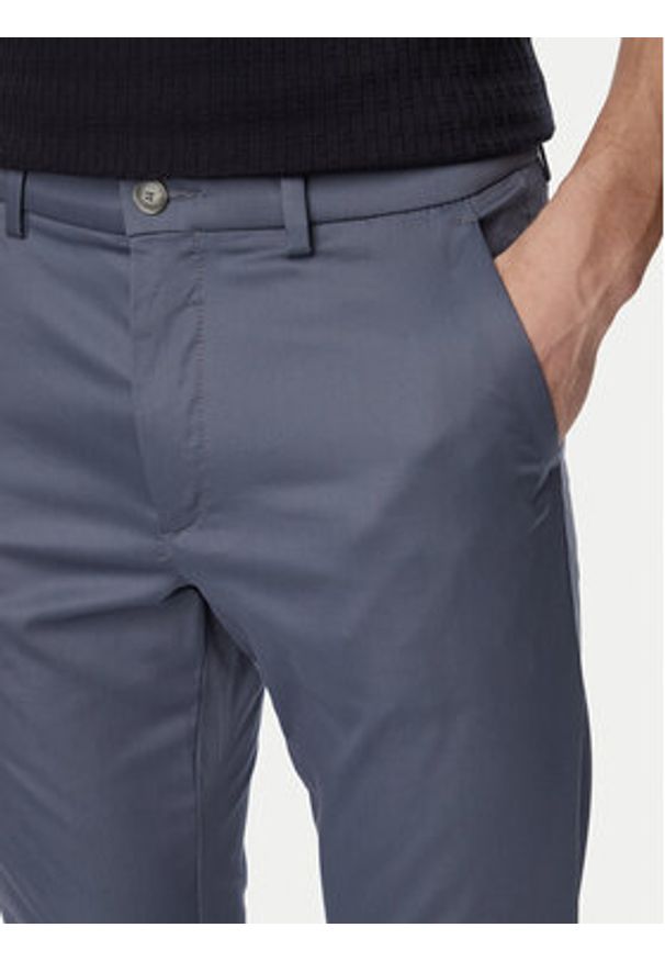BOSS Spodnie materiałowe P-Kaiton1 50553841 Niebieski Slim Fit. Kolor: niebieski. Materiał: bawełna