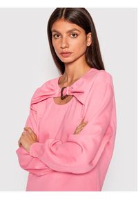 Versace Jeans Couture Bluza 73HAO978 Różowy Relaxed Fit. Kolor: różowy. Materiał: bawełna #4