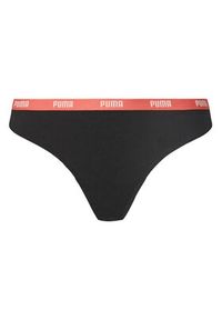 Puma Komplet 3 par stringów 907590 Czarny. Kolor: czarny. Materiał: bawełna #6