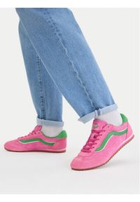 Vans Sneakersy Super Lowpro VN000E89GH71 Różowy. Kolor: różowy. Materiał: skóra, zamsz #1
