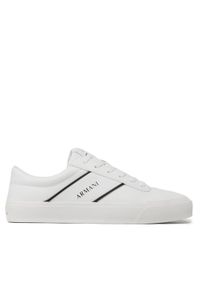 Armani Exchange Sneakersy XUX165 XV758 K488 Biały. Kolor: biały. Materiał: skóra