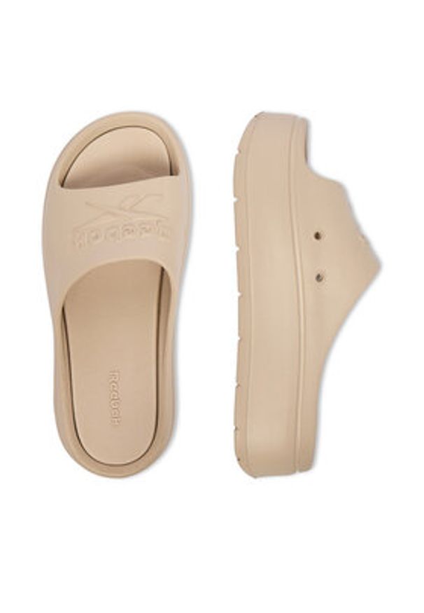 Reebok Klapki CEOWB-840150A Beżowy. Kolor: beżowy. Materiał: syntetyk