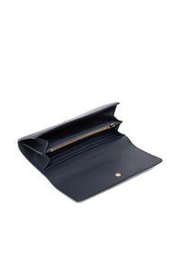TOMMY HILFIGER - Tommy Hilfiger Portfel Th Icon Lrg Flap Wallet Corp AW0AW18656 Granatowy. Kolor: niebieski. Materiał: skóra #3