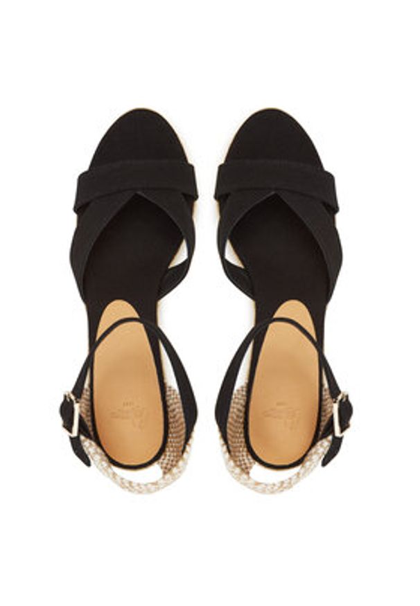 Castañer Espadryle Bruna/6/001 025533 Czarny. Kolor: czarny. Materiał: materiał