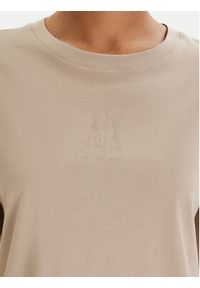 Armani Exchange Sukienka codzienna XW000825 AF10356 U6223 Beżowy Regular Fit. Okazja: na co dzień. Kolor: beżowy. Materiał: bawełna. Typ sukienki: proste. Styl: casual #3