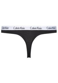 Calvin Klein Underwear Stringi 0000D1617E Czarny. Kolor: czarny. Materiał: bawełna #5