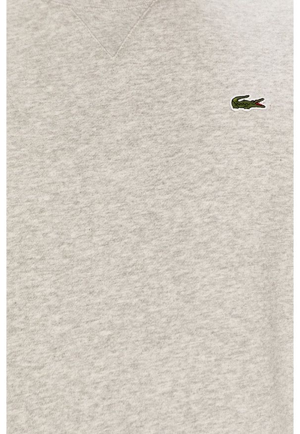 Lacoste - Bluza. Okazja: na co dzień. Kolor: szary. Wzór: aplikacja. Styl: casual