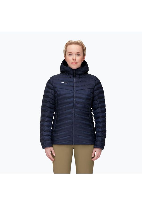 Kurtka puchowa damska Mammut Albula IN. Kolor: niebieski. Materiał: puch. Sezon: zima. Styl: sportowy
