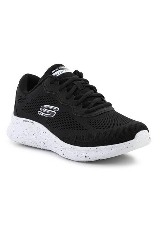 skechers - Klapki damskie Skechers Skech-lite. Kolor: czarny, biały, wielokolorowy. Materiał: tkanina