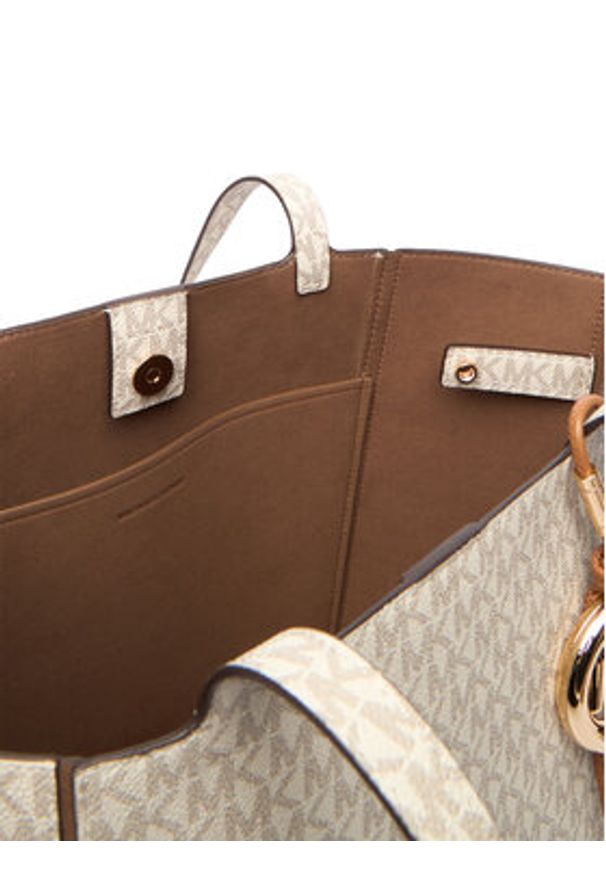 MICHAEL Michael Kors Torebka 30R6G9JT6B Écru. Materiał: skórzane