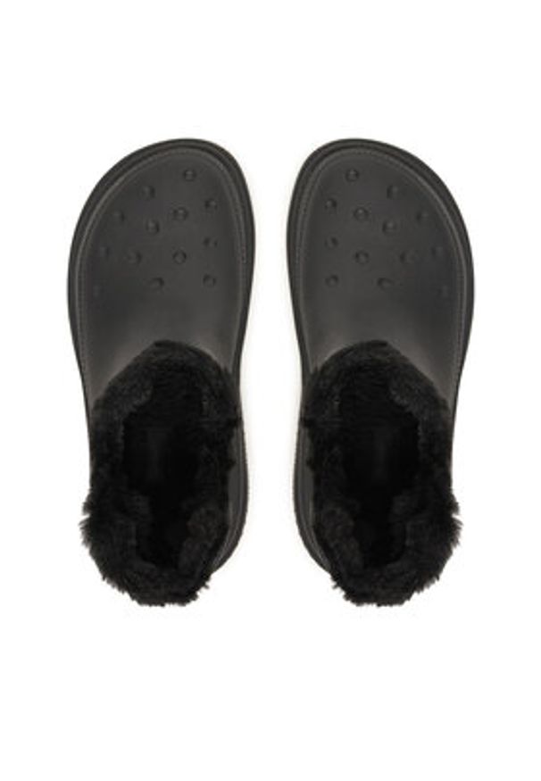 Crocs Śniegowce Stomp Lined Shorty Boot 210673 Czarny. Kolor: czarny