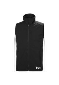 Kurtka bez rękawów Helly Hansen paramount softshell. Kolor: czarny. Materiał: softshell. Długość rękawa: bez rękawów