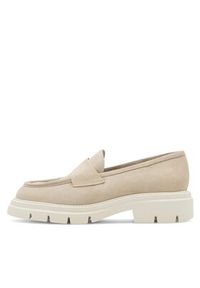 Gino Rossi Loafersy GRACE-E24-26372LM Beżowy. Kolor: beżowy. Materiał: zamsz, skóra