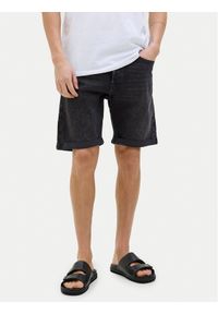 Jack & Jones - Jack&Jones Szorty jeansowe Rick 12269612 Czarny Regular Fit. Kolor: czarny. Materiał: bawełna