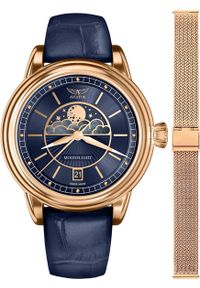 AVIATOR - Zegarek damski Aviator V.1.33.2.256.4-SET różowe złoto. Kolor: złoty, wielokolorowy, różowy #1