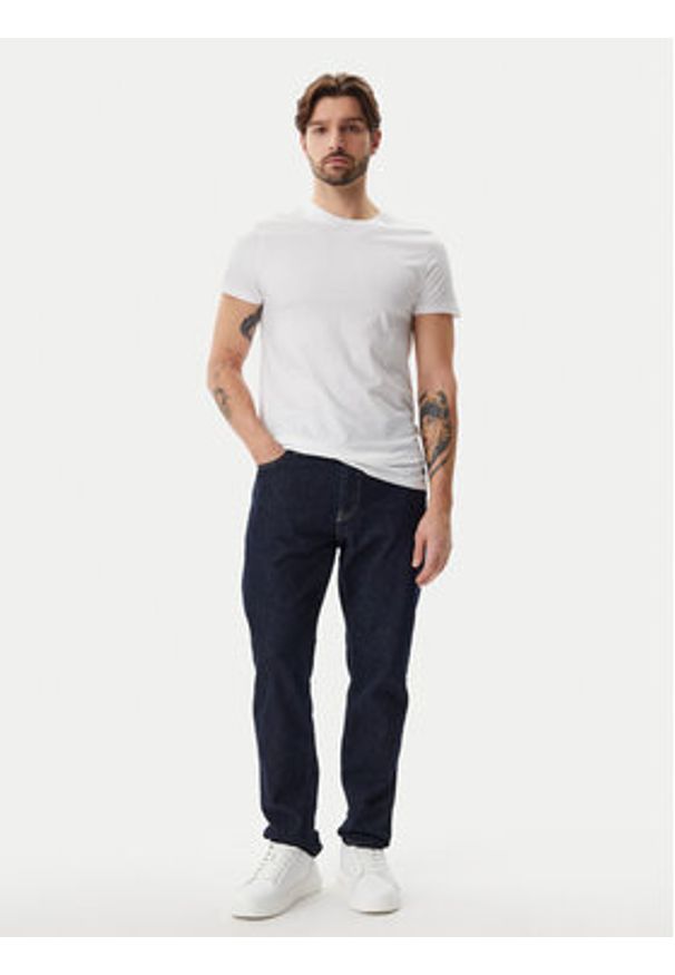 Calvin Klein Underwear Komplet t-shirtów LV00NB4051 Biały Regular Fit. Kolor: biały. Materiał: bawełna