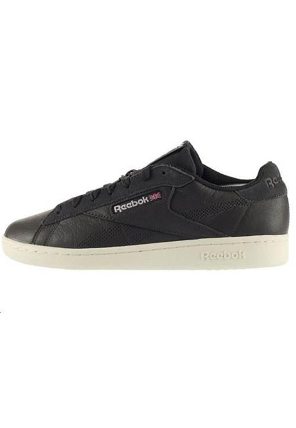 Buty do chodzenia męskie Reebok Npc UK Pfr. Zapięcie: sznurówki. Kolor: czarny. Materiał: guma, syntetyk, materiał. Szerokość cholewki: normalna. Sport: turystyka piesza