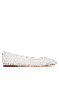 Lauren Ralph Lauren - LAUREN RALPH LAUREN Baleriny 802P10533001 Biały. Kolor: biały. Materiał: materiał #1