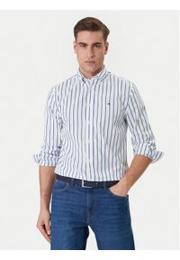 TOMMY HILFIGER - Tommy Hilfiger Koszula MW0MW42441 Niebieski Regular Fit. Kolor: niebieski. Materiał: bawełna #1