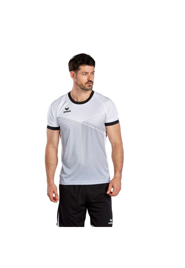 ERIMA - Jersey Erima Mantua. Kolor: biały, wielokolorowy, czarny. Materiał: materiał, poliester. Sport: kolarstwo, fitness