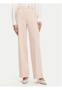 Maryley Spodnie materiałowe 25EB537/M26/43PY Różowy Regular Fit. Kolor: różowy. Materiał: syntetyk #1