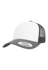 FLEXFIT - Retro Trucker Cap. Kolor: biały, wielokolorowy, szary. Styl: retro #1