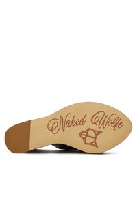 Naked Wolfe Klapki TULIP 00131 Brązowy. Kolor: brązowy. Materiał: skóra #4