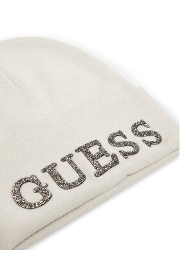 Guess Czapka AW5398 POL01 Beżowy. Kolor: beżowy. Materiał: materiał, wiskoza