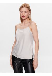 Calvin Klein Top K20K205844 Szary Regular Fit. Kolor: szary. Materiał: syntetyk #1