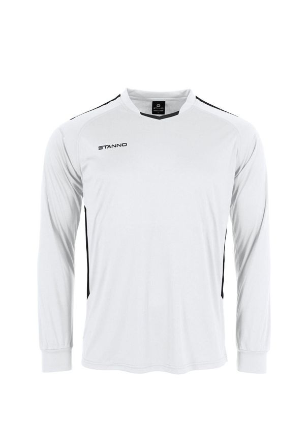 STANNO - Dziecięcy dżersej z długim rękawem Stanno First. Kolor: czarny, biały, wielokolorowy. Materiał: jersey. Długość rękawa: długi rękaw. Długość: długie