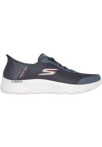 skechers - Tenisówki Skechers Model Slip Ins: Go Walk Kolor Szary. Kolor: szary. Materiał: tkanina. Model: Skechers Sport. Sport: turystyka piesza
