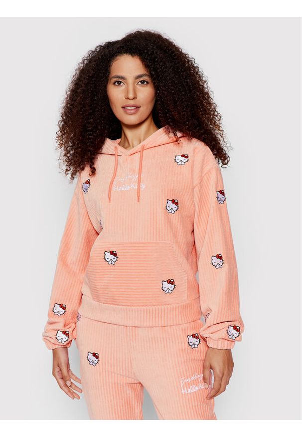 Hype - HYPE Bluza HELLO KITTY TWAO-2094 Różowy Regular Fit. Kolor: różowy. Materiał: bawełna. Wzór: motyw z bajki