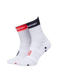 Compressport Skarpety krótkie Pro Racing Socks v4.0 Ultralight Run Low XU00051B Biały. Kolor: biały. Materiał: poliamid, nylon. Sport: bieganie #1