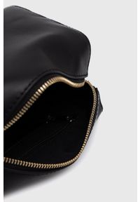 Furla torebka skórzana kolor czarny. Kolor: czarny. Dodatki: z frędzlami. Materiał: skórzane. Rodzaj torebki: na ramię #2