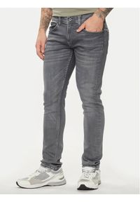 Pepe Jeans Jeansy PM207389 Szary Slim Fit. Kolor: szary