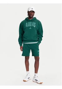 Adidas - adidas Bluza Collegiate KC3873 Zielony Regular Fit. Kolor: zielony. Materiał: bawełna