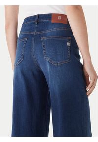 Fracomina Jeansy FP25WV3015D46002 Granatowy Wide Leg. Kolor: niebieski