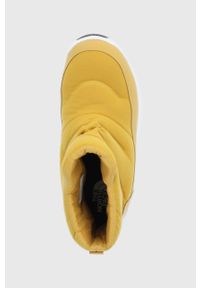 The North Face - Śniegowce Nuptse II. Nosek buta: okrągły. Kolor: żółty. Materiał: materiał, guma