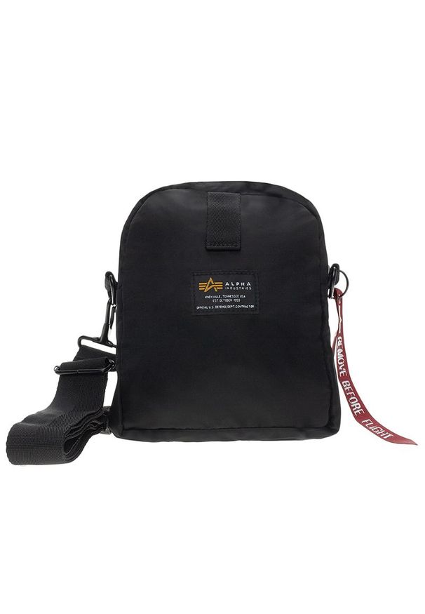 Torba Alpha Industries Crew Carry Bag 19692403 - czarna. Kolor: czarny. Materiał: nylon