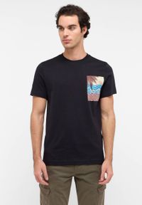 Męski T-Shirt Mustang Style Austin Jet Black 1016270 4188 #1