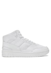 Shaq Sneakersy BREAKER MID AQ95013M-W Biały. Kolor: biały. Materiał: skóra