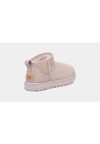 Ugg - Buty zimowe damskie UGG W Classic Ultra Mini Pale Smoke. Okazja: na plażę. Kolor: fioletowy. Materiał: materiał. Sezon: zima. Styl: młodzieżowy #7