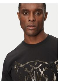 Plein Sport T-Shirt SAEC MTK8009 STE001N Czarny Regular Fit. Kolor: czarny. Materiał: bawełna. Styl: sportowy #3