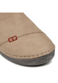 Rieker Sztyblety 52598-60 Beżowy. Kolor: beżowy. Materiał: skóra #3