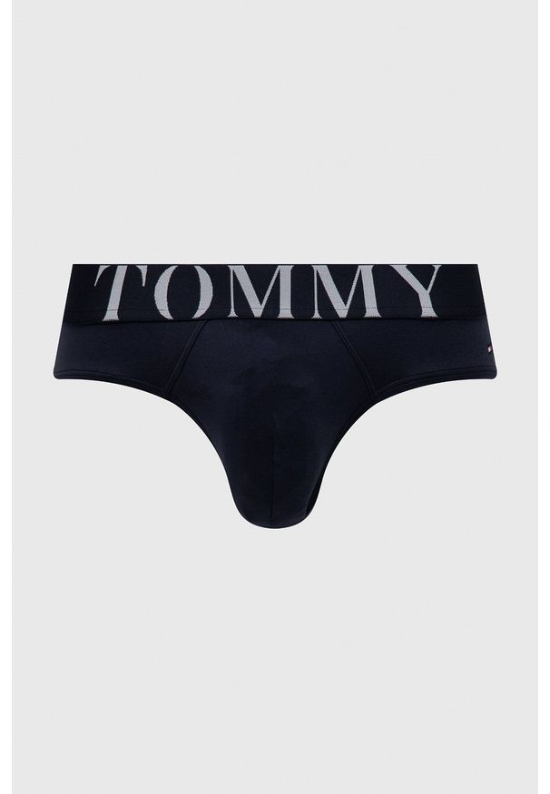 TOMMY HILFIGER - Tommy Hilfiger - Slipy. Kolor: niebieski