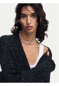 Desigual Kardigan Fredericton 24WWJF22 Czarny Relaxed Fit. Kolor: czarny. Materiał: syntetyk #5