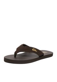 Quiksilver Japonki EO-DUNE CQ10036MGG Brązowy ciemny. Kolor: brązowy. Materiał: skóra #8
