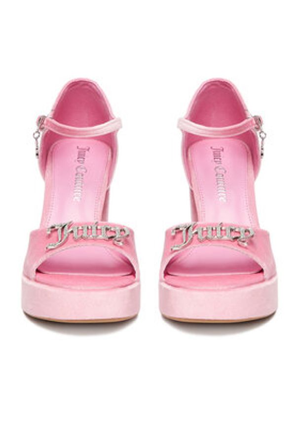 Juicy Couture Sandały EO-WSS21645-01 Różowy. Kolor: różowy. Materiał: materiał