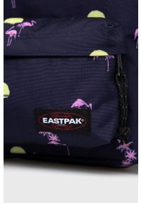 Eastpak plecak damski kolor fioletowy mały wzorzysty. Kolor: fioletowy #5